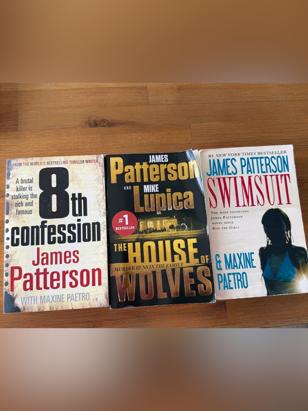 James Patterson - 3 Books - other books available